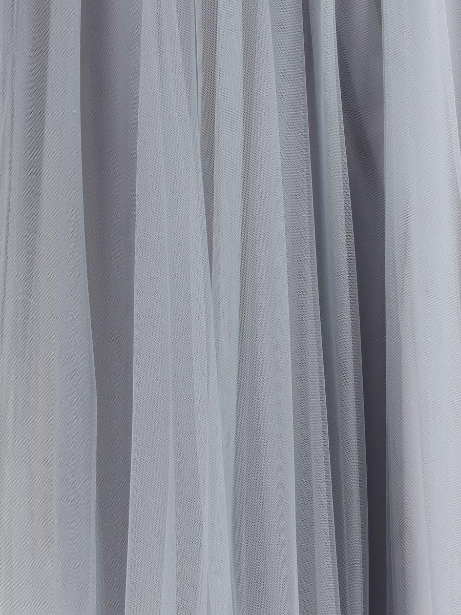 FABIANA FILIPPI Tulle Midi Skirt In Grey Product Image