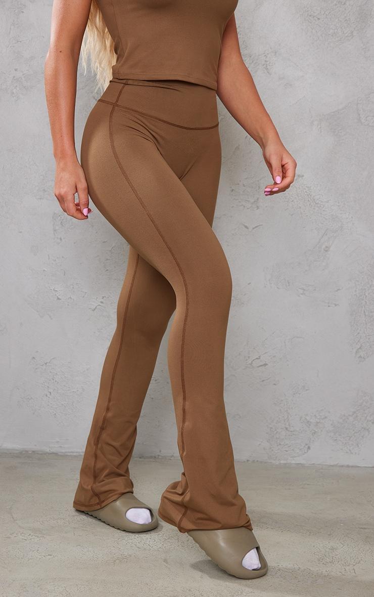 Caramel Sculpt Flare Yoga Pants Product Image