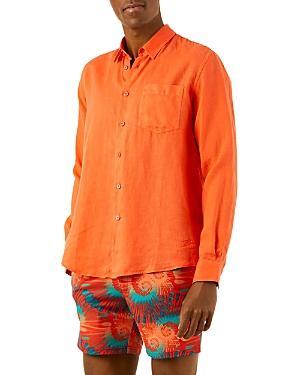Vilebrequin Linen Solid Classic Fit Shirt Product Image
