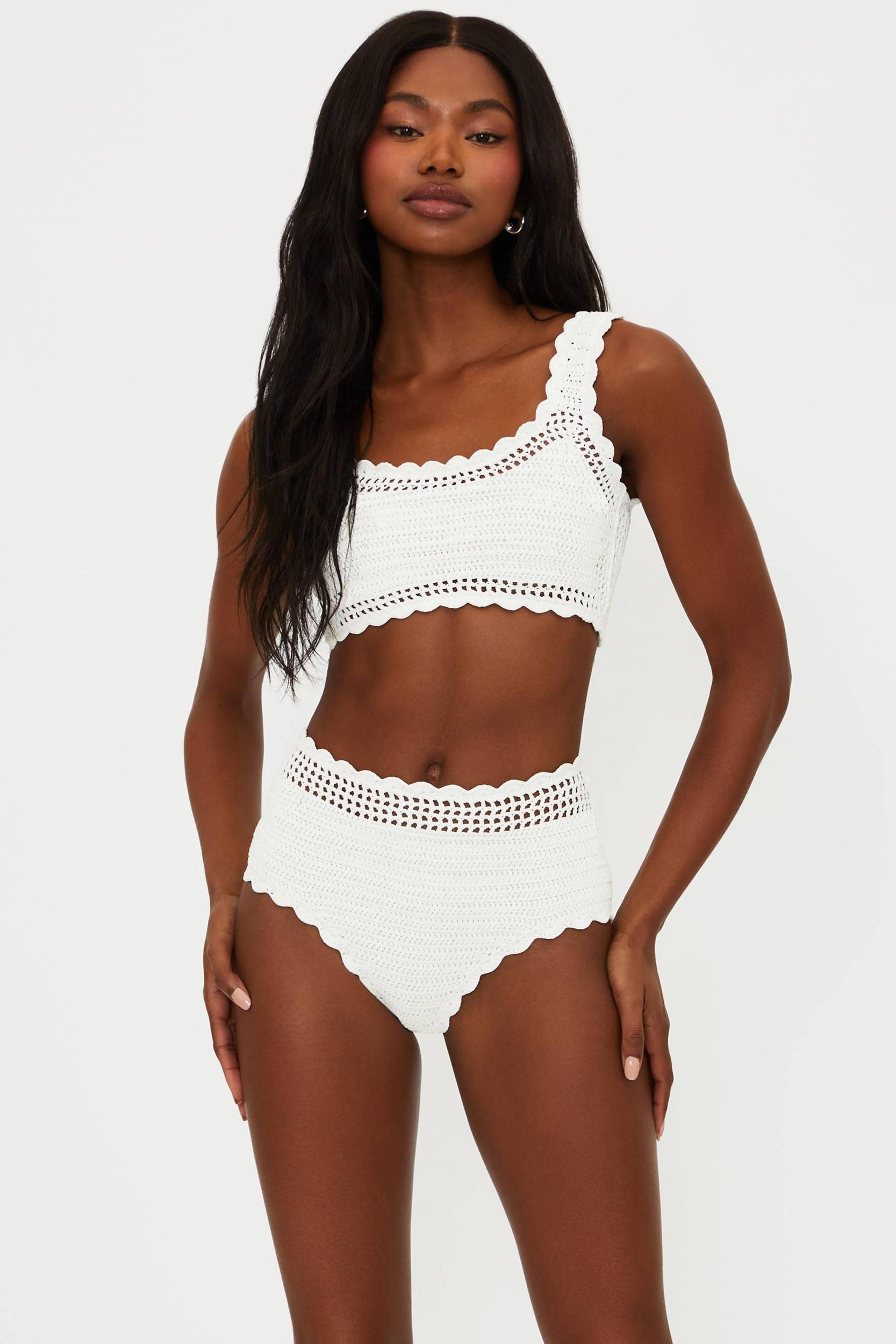 Wyatt Bottom White Crochet Product Image
