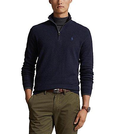 Polo Ralph Lauren Quarter-Zip Mesh Product Image