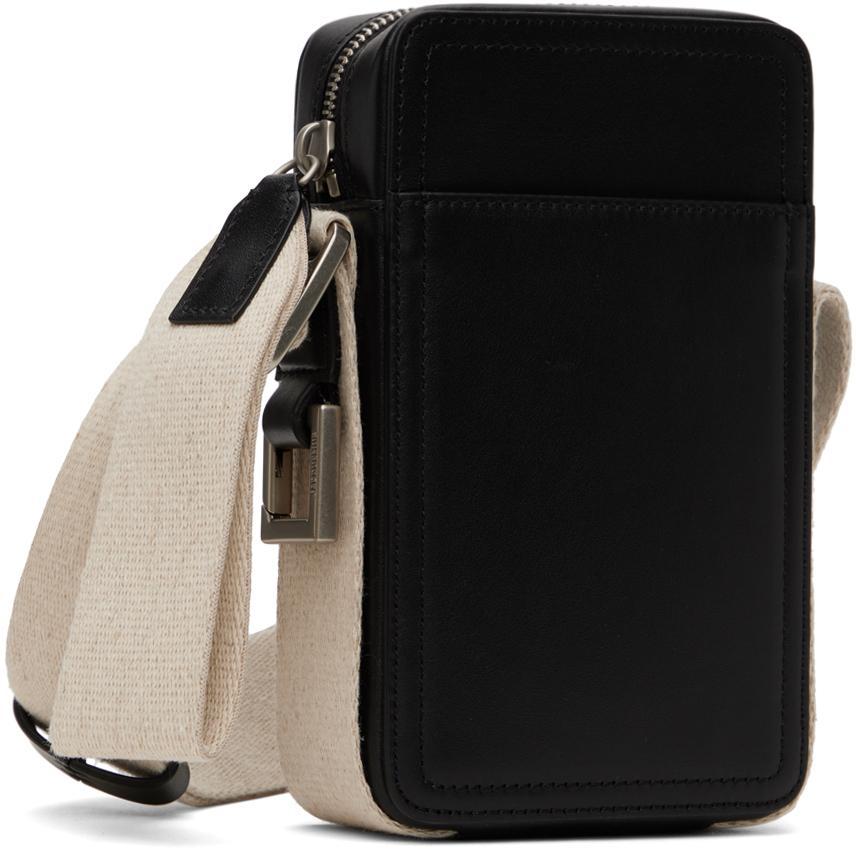 JACQUEMUS Black Les Classiques 'le Cuerda Vertical' Pouch In 990 Black Product Image
