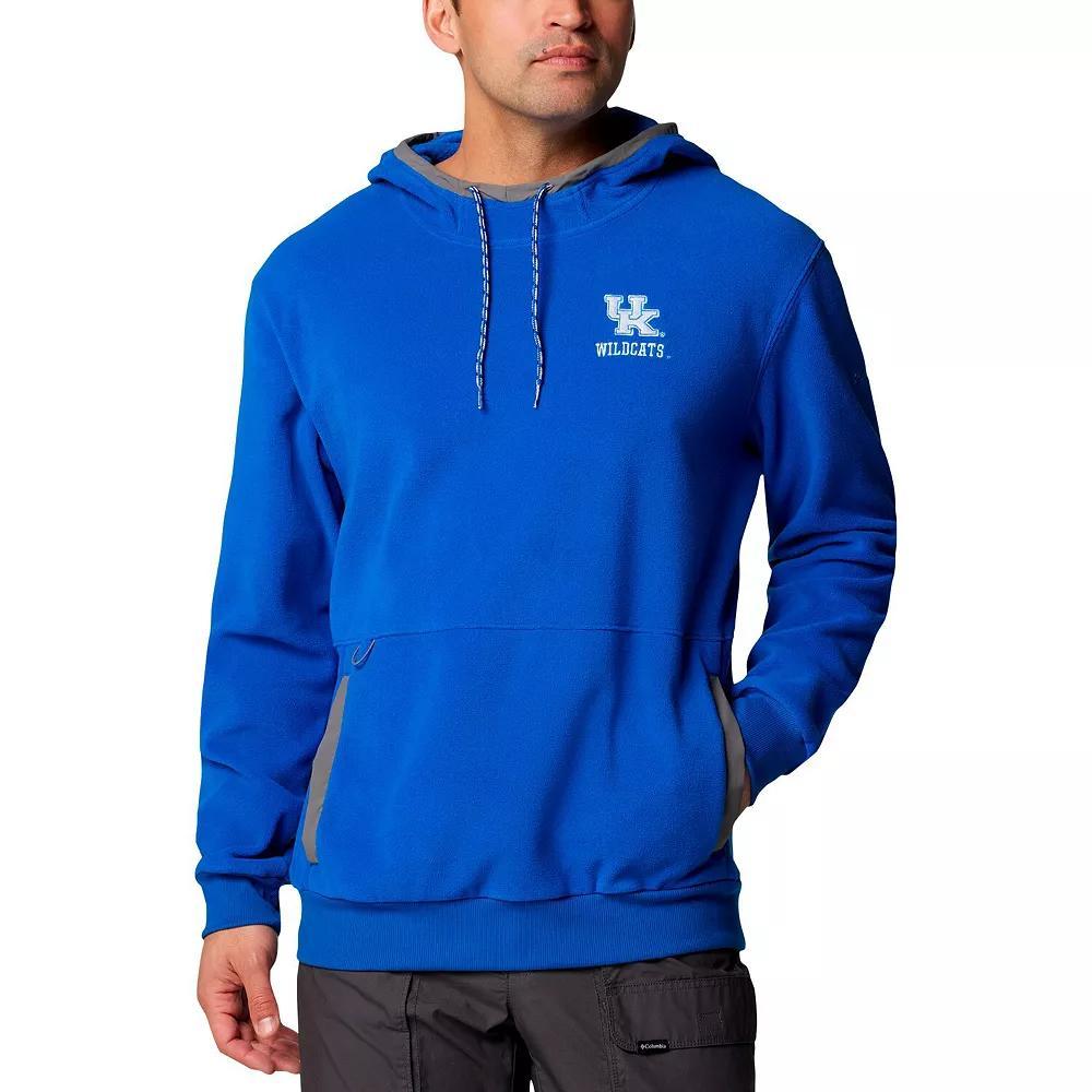 Men's  Columbia  Royal Kentucky Wildcats   Flanker Fleece Pullover Hoodie, Size: Medium, Blue Product Image