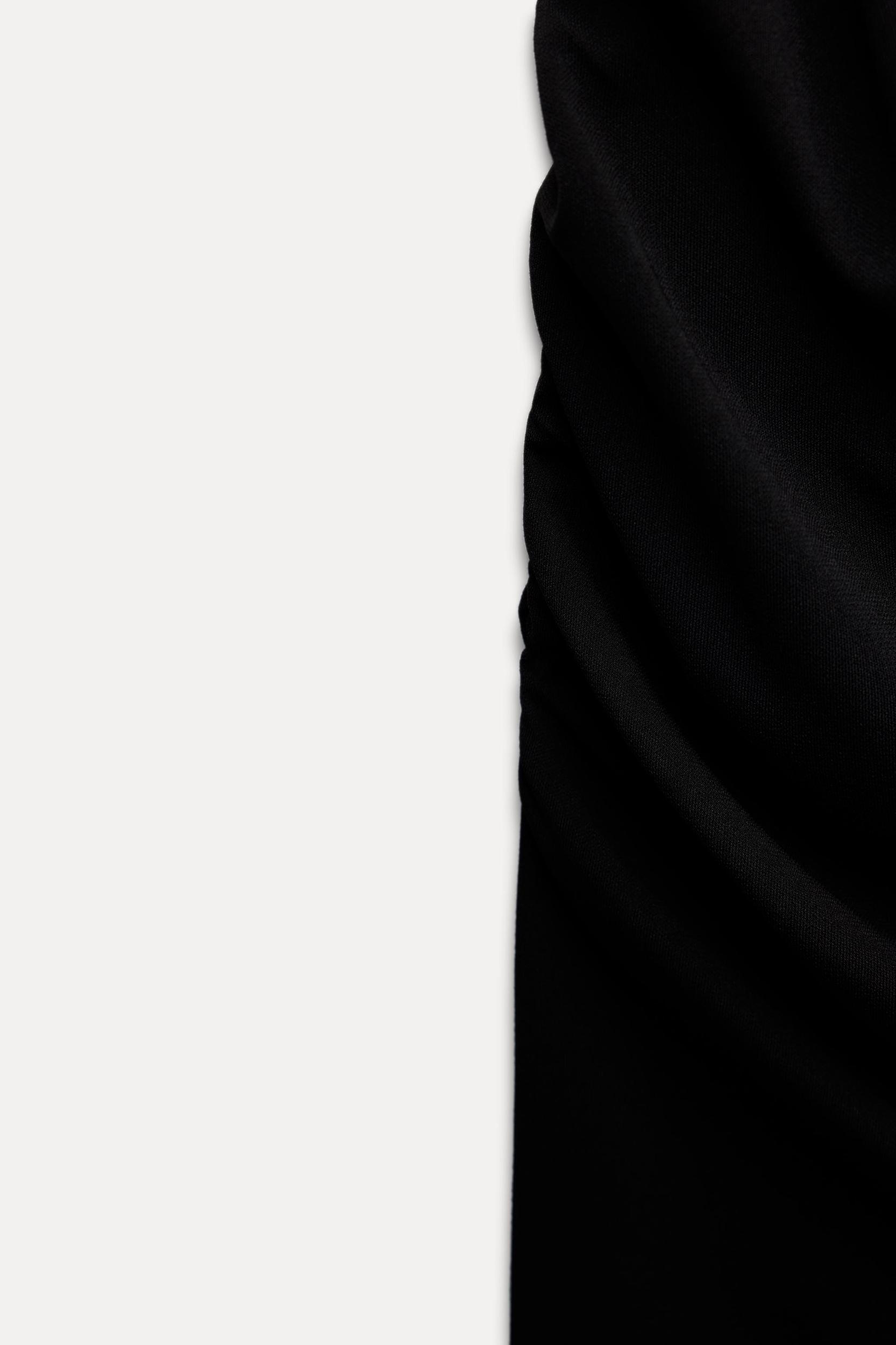 BELTED DRAPED DRESS Product Image