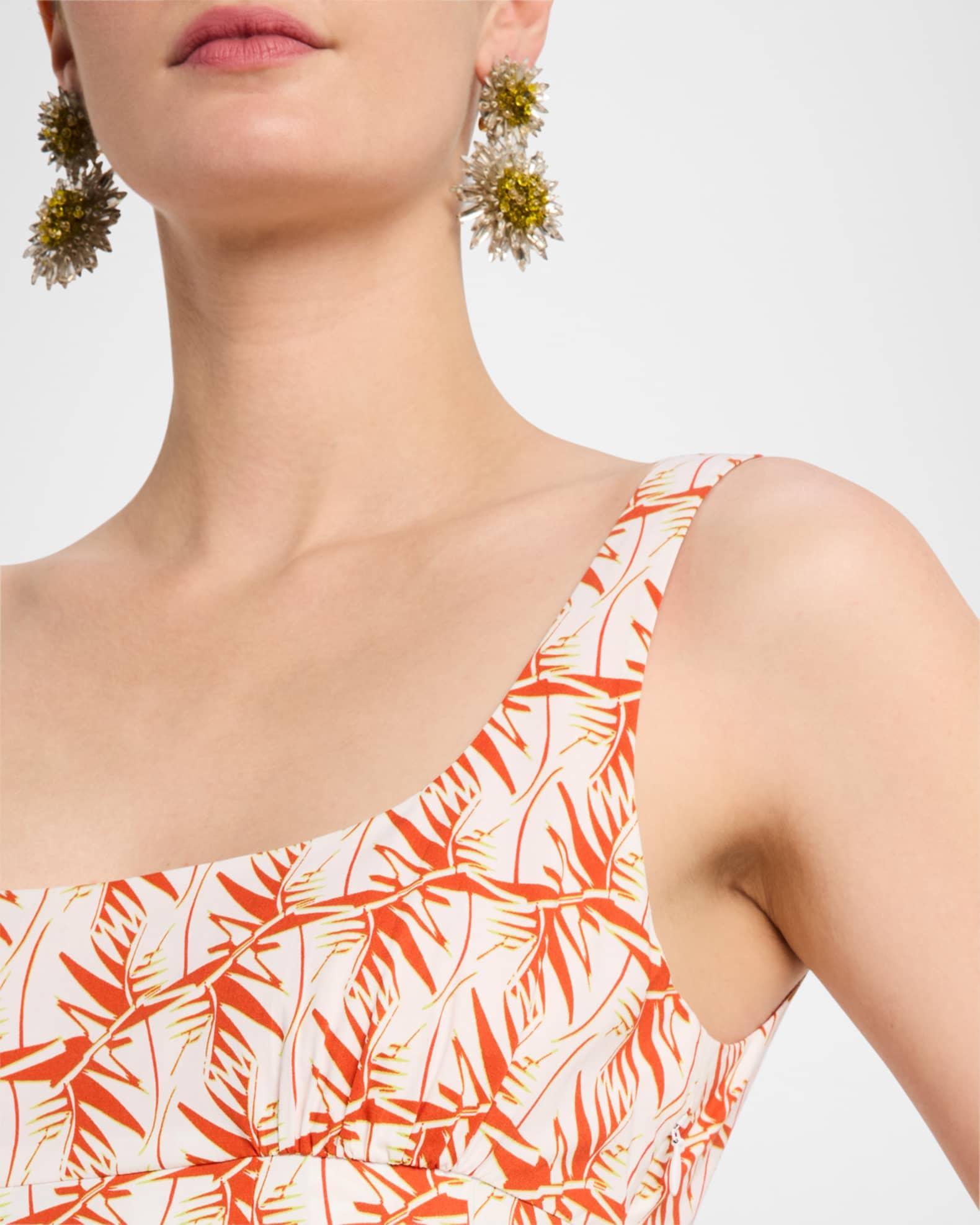 Thalia Sleeveless Scoop-Neck Midi Dress Product Image