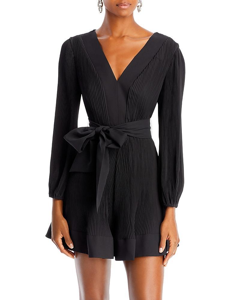 Milly Liv Belted Pleated Dress Product Image