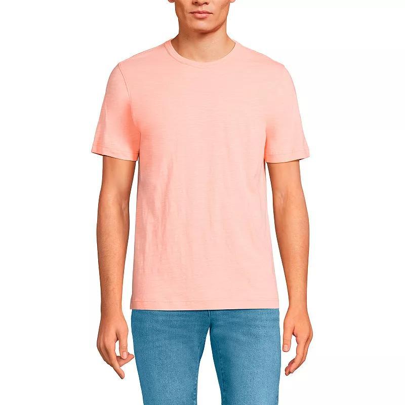 Mens Lands End Short Sleeve Tee River Blue Product Image