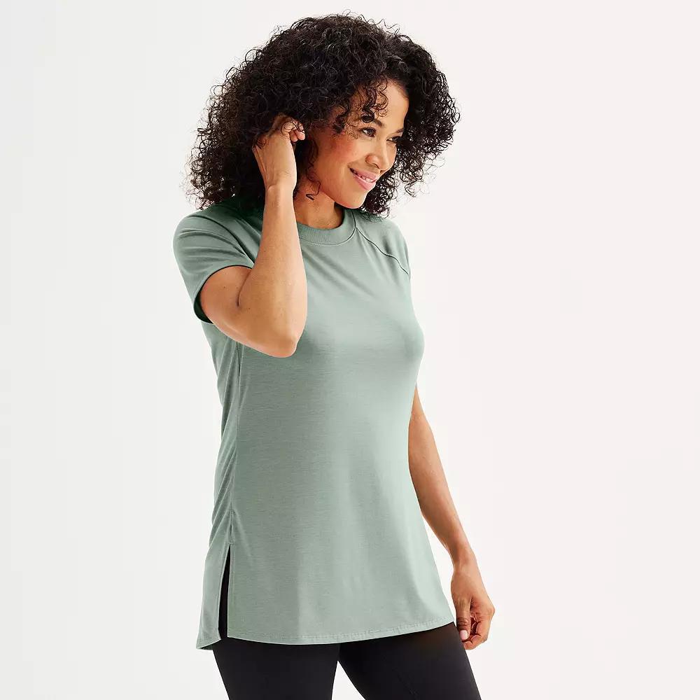 Women's Tek Gear® Short Sleeve Tunic Tee, Size: Small, Ostego Bay Product Image