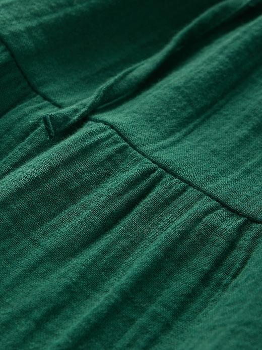 Cotton Gauze Tiered Maxi Skirt Product Image