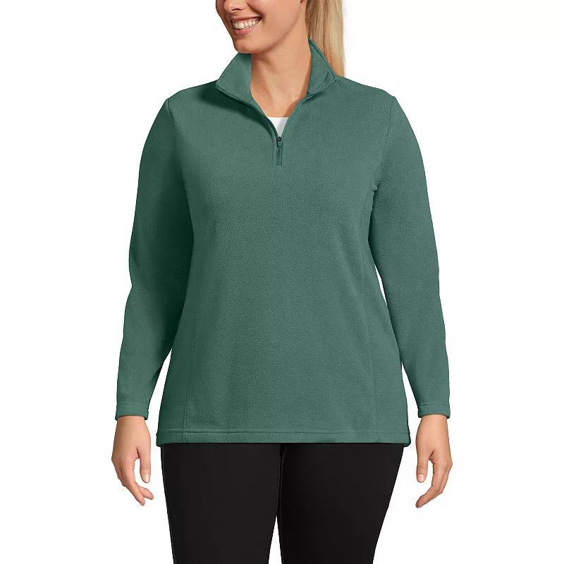 Petite Lands' End 1/4-Zip Fleece Pullover, Women's, Size: XS Petite, Deep  Blue Product Image