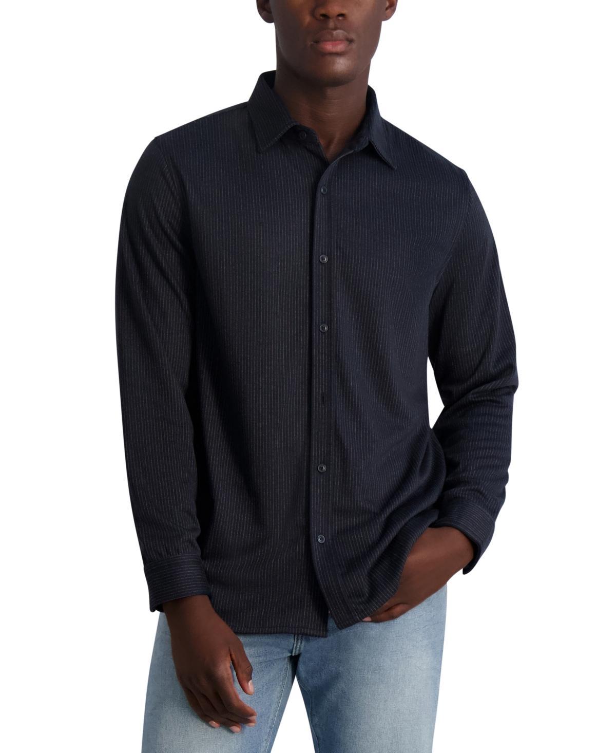 Mens Brushed Stripe Button-Down Shirt Product Image