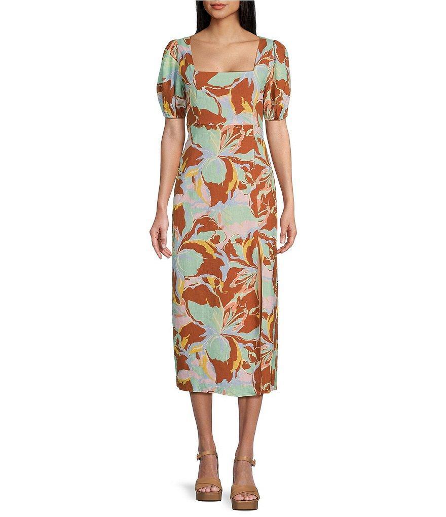 GB Floral Print Midi Dress Product Image
