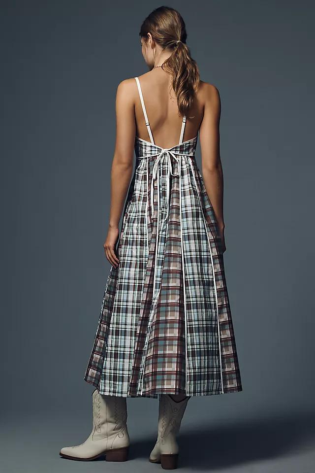 Siddhartha Bansal V-Neck Midi Dress Product Image