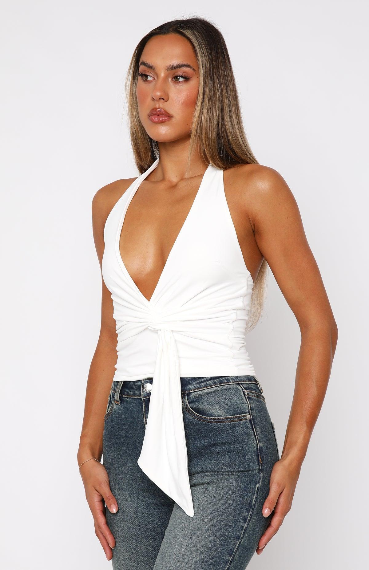 Thoughts Of You Top Off White Product Image