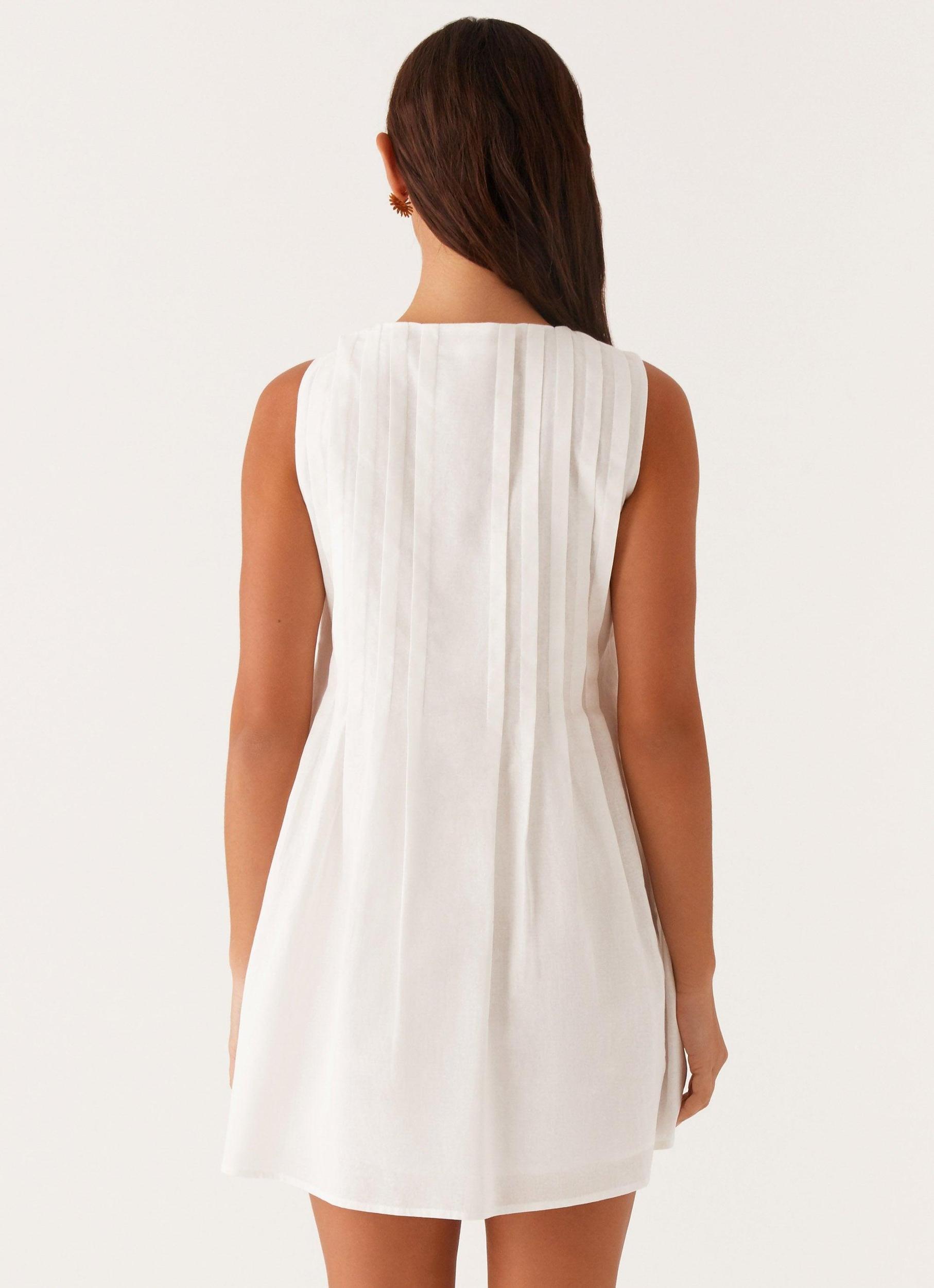 Martina Mini Dress - White Product Image