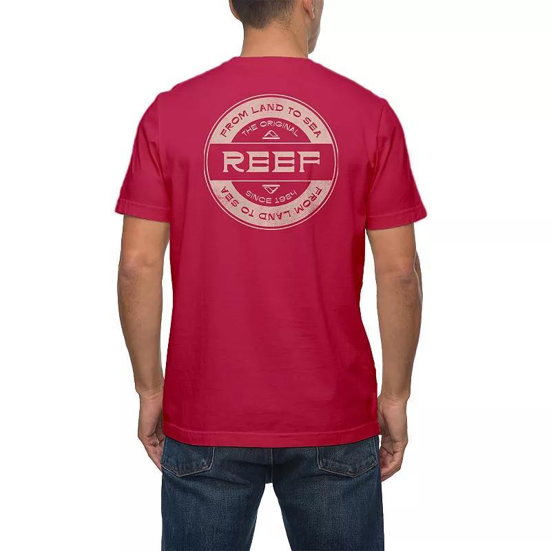 Mens REEF Bondi Graphic Tee Red Product Image