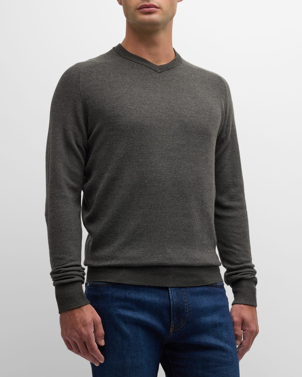 Men's Dover High V-Neck Sweater Product Image