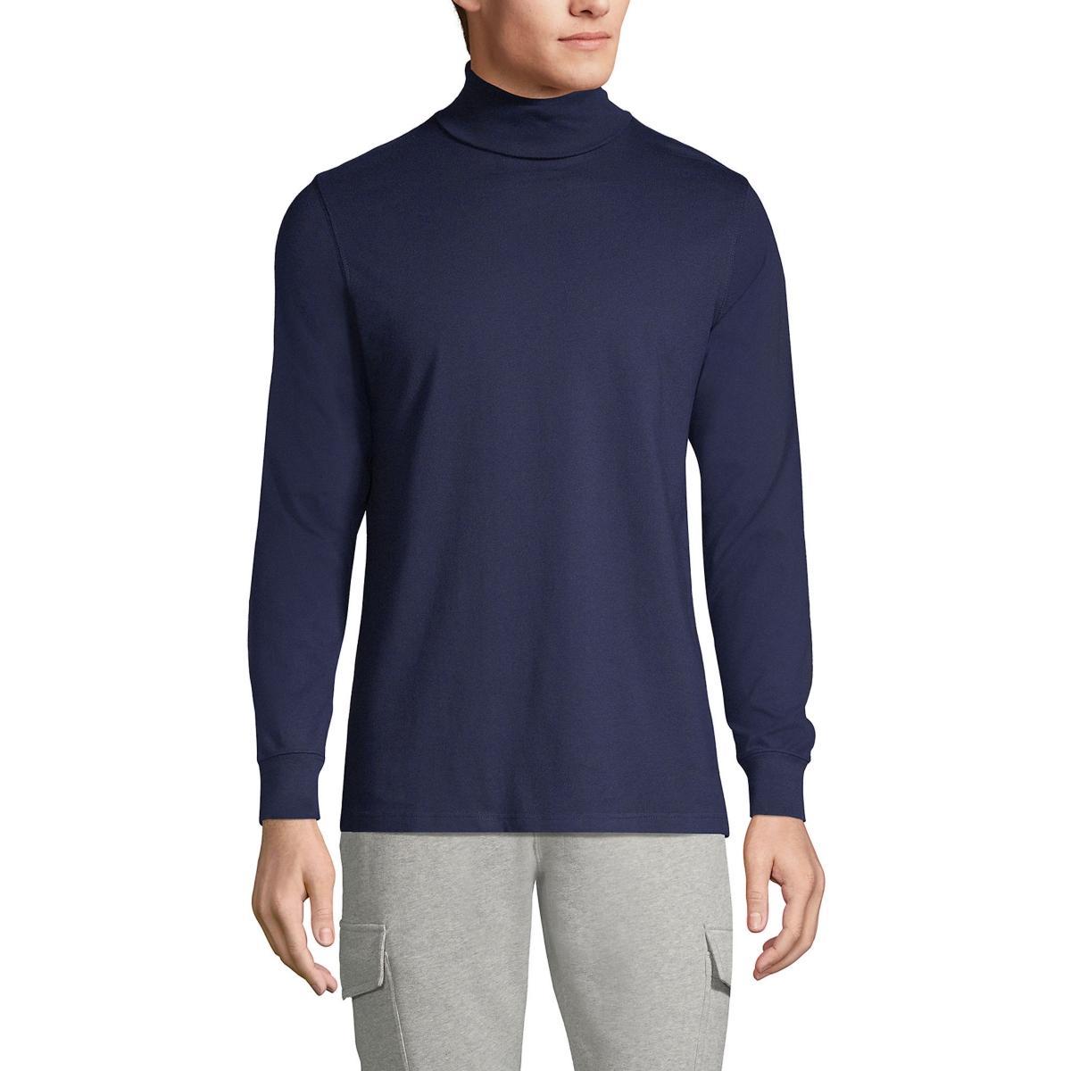 Big & Tall Lands End Super-T Turtleneck, Mens Product Image