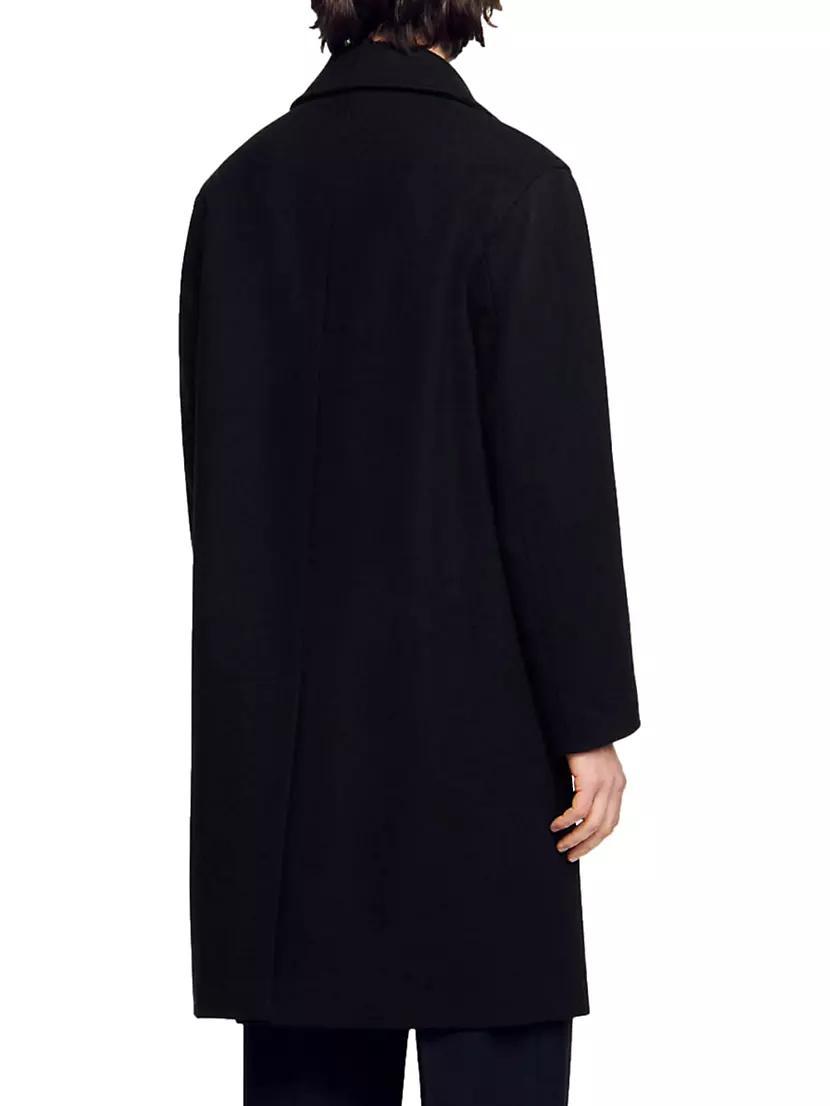 Mens Wool Broadcloth Coat Product Image