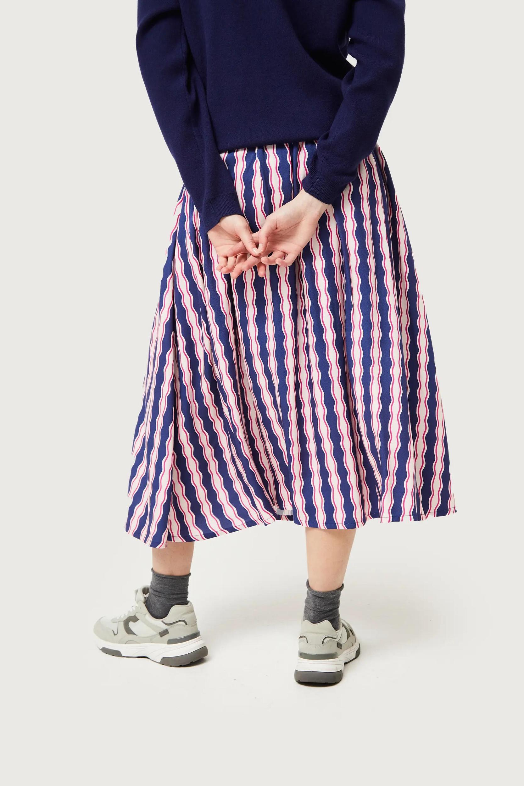 Serpentina Striped Skirt Product Image