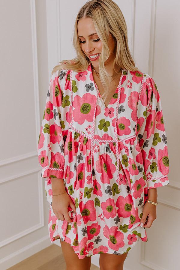 Happy Blooms Floral Mini Dress Product Image
