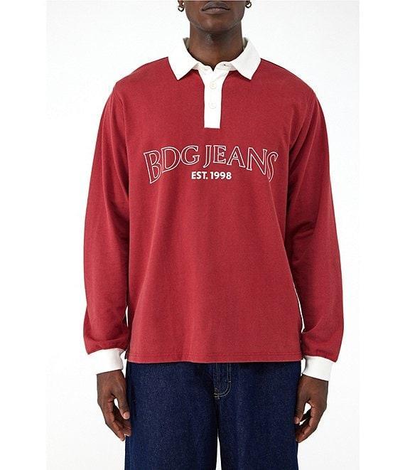 BDG Urban Outfitters Long Sleeve Logo Rugby T-Shirt Product Image