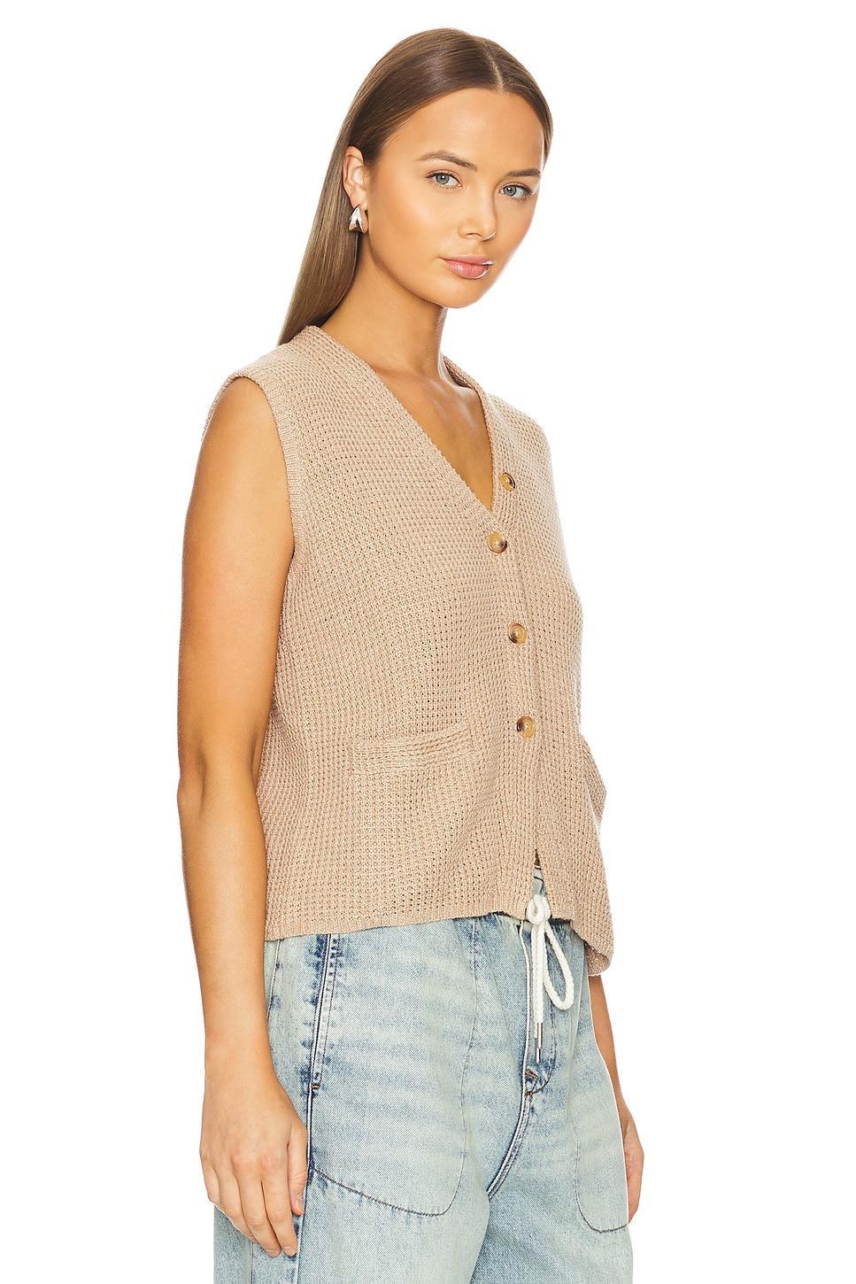 Olive Vest John & Jenn by Line Product Image