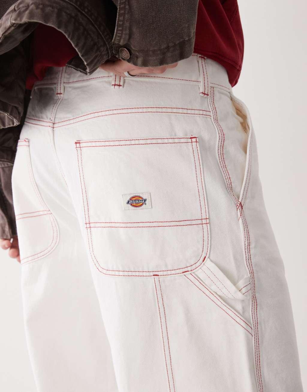 Dickies Painter denim pants in white Product Image