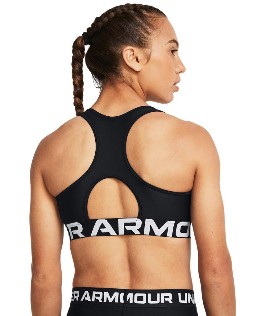HeatGear Armour Mid Branded Womens Sports Bra Product Image