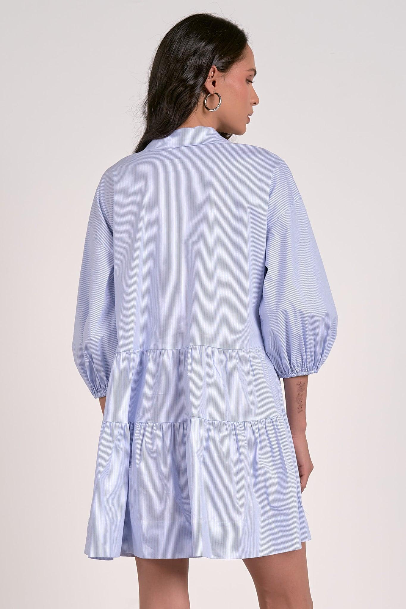 Tiered Stripe Dress Product Image