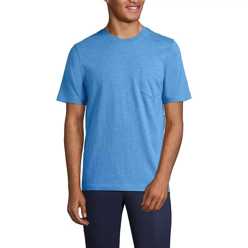 Men's Land's End Super-T Short Sleeve T-Shirt with Pocket, Size: XL, Rich Red Product Image