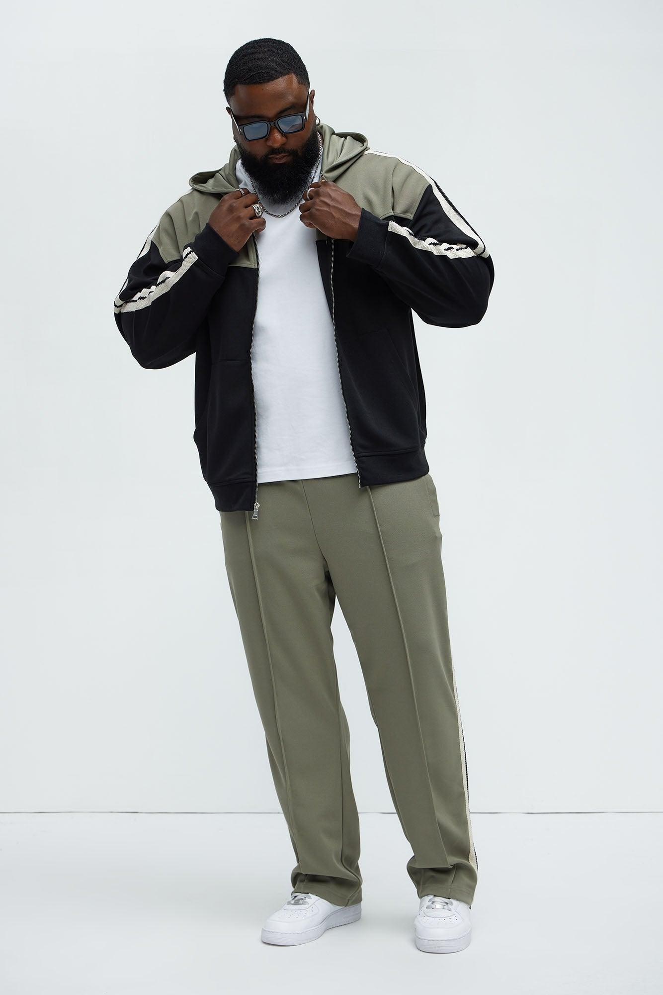 Dennis Zip Up Hoodie - Black/combo Product Image