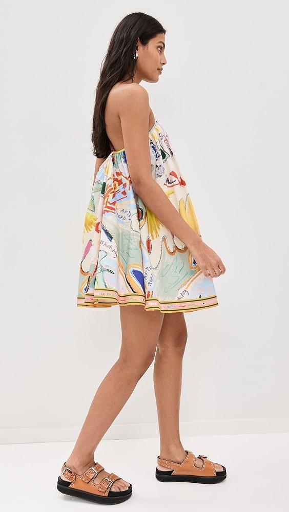 ALÉMAIS La Charrasca Halter Mini Dress | Shopbop Product Image