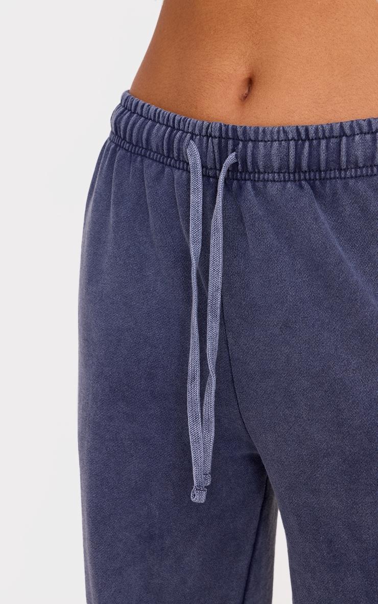 Navy Vintage Wash Wide Leg Sweatpants Product Image
