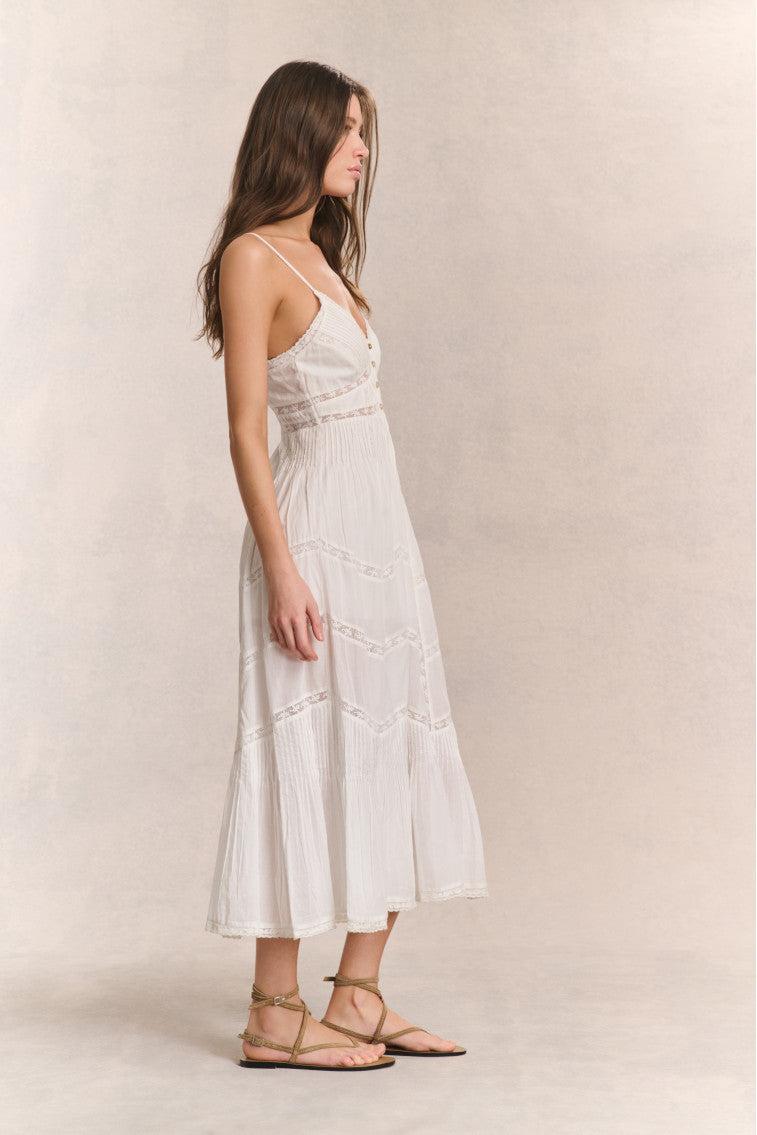 Esilda Cotton Midi Dress - PINK Product Image