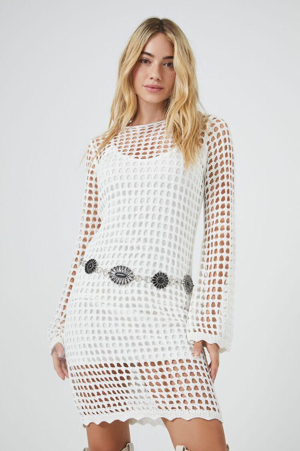 Etched Faux Stone Chain Belt | Forever 21 Product Image
