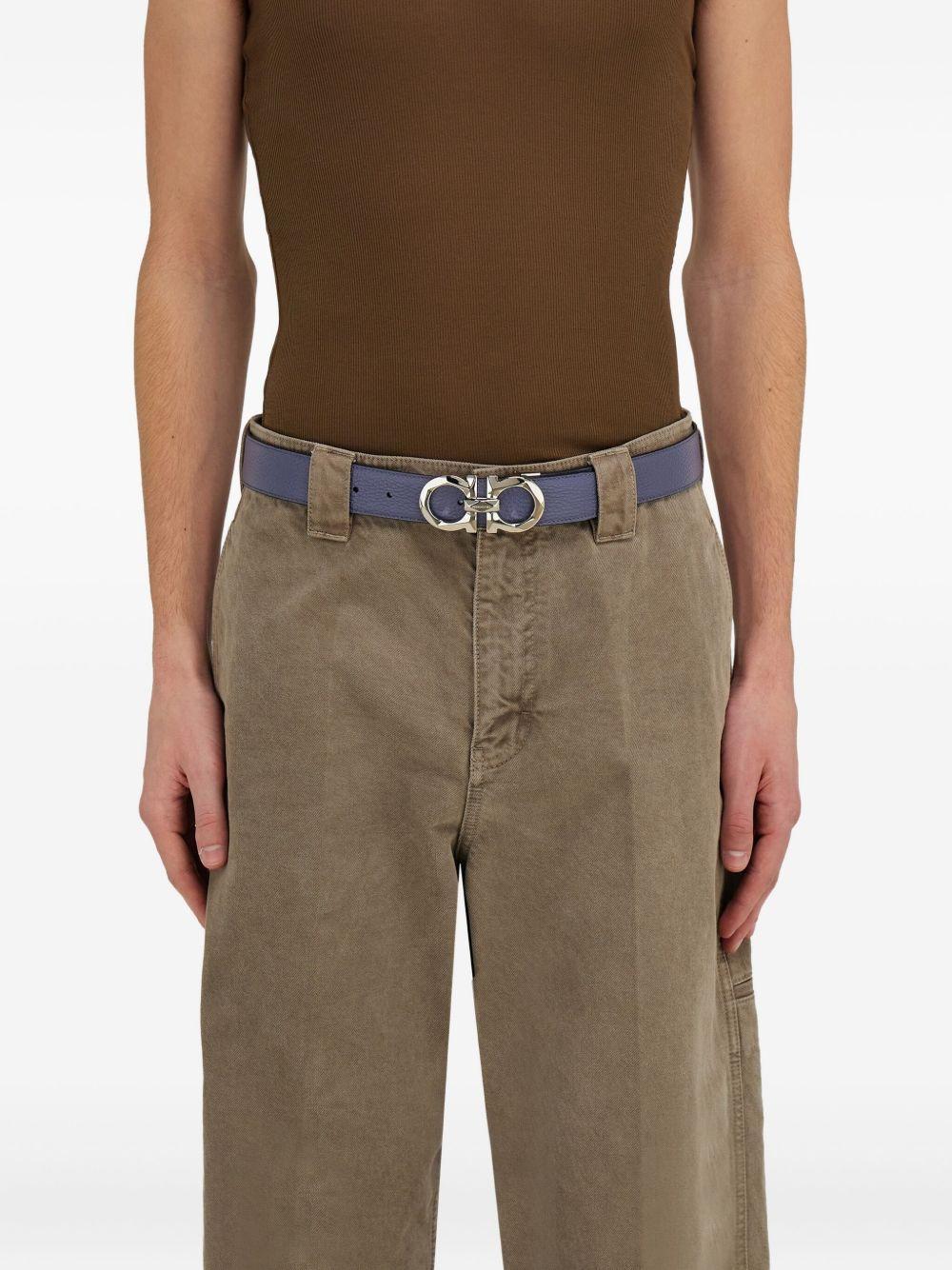 Gancini-buckle reversible belt Product Image