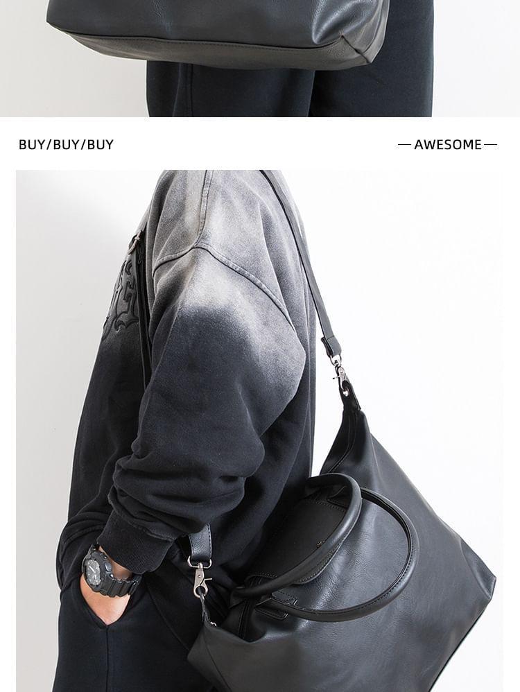 Faux-Leather Crossbody Bag Product Image