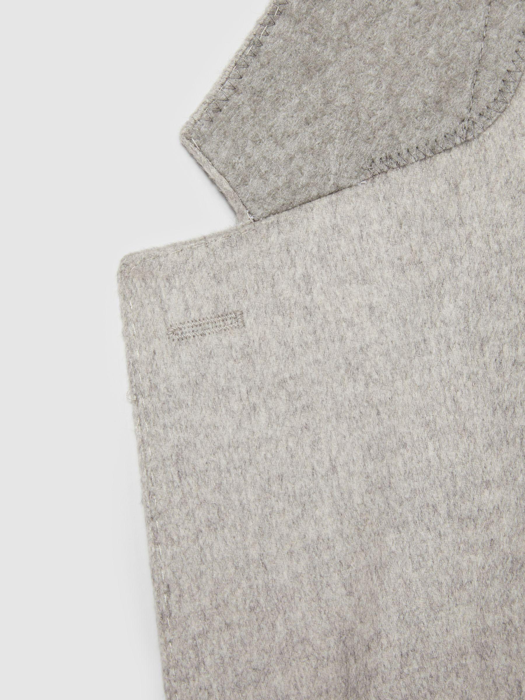 Atelier SIngle-Breasted Suit Jacket in Grey Melange Product Image