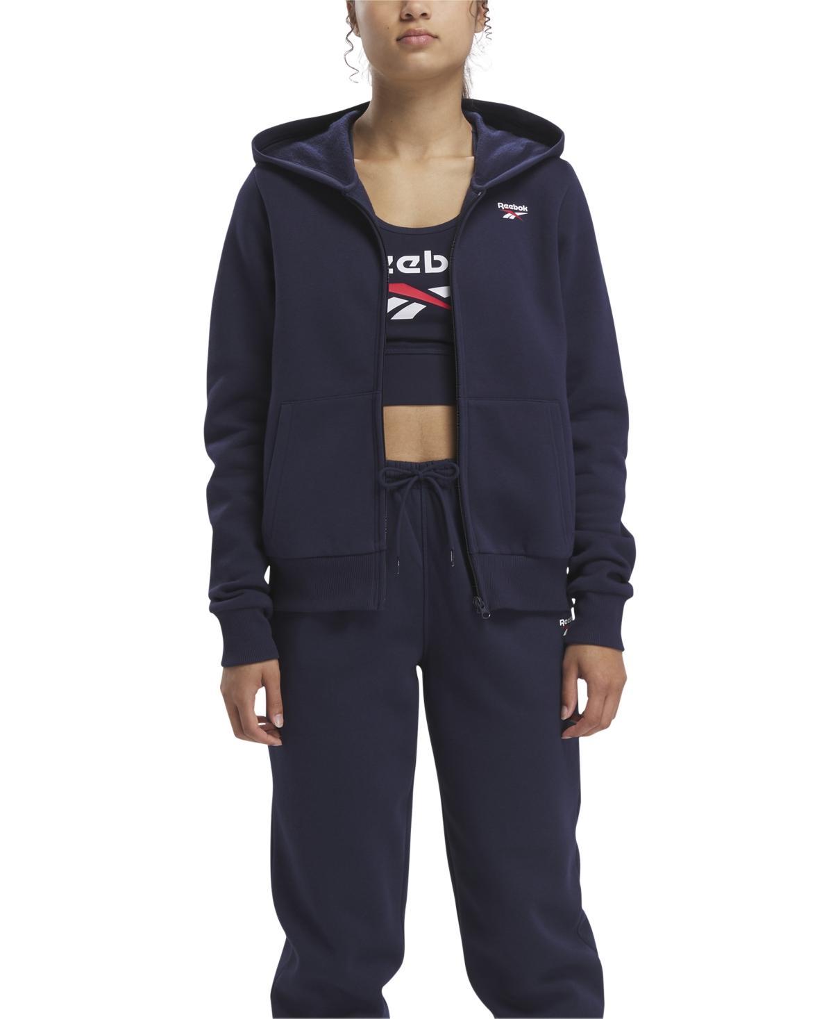 Reebok Womens Fleece Full-Zip Hoodie Product Image