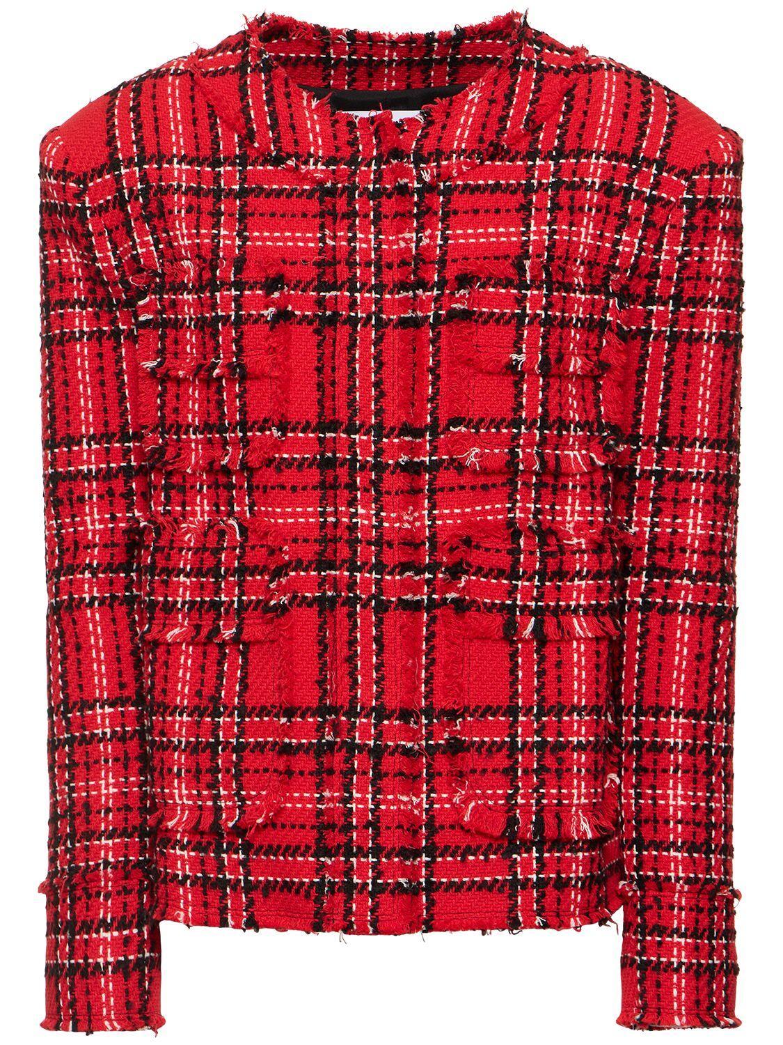 MSGM Giacca Jacket Red In Rot Product Image