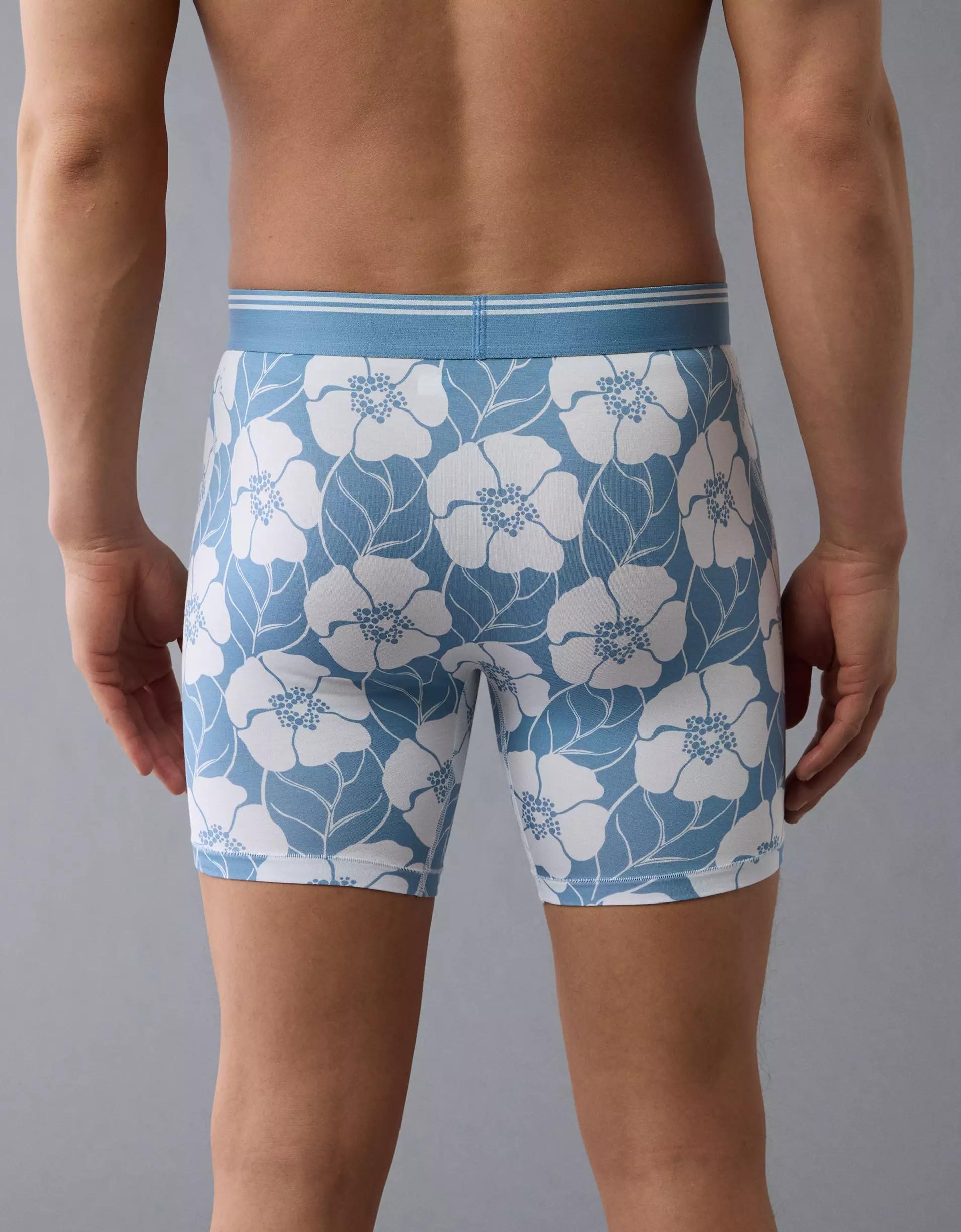 AEO Men's Floral 6" Ultra Soft Boxer Brief Product Image