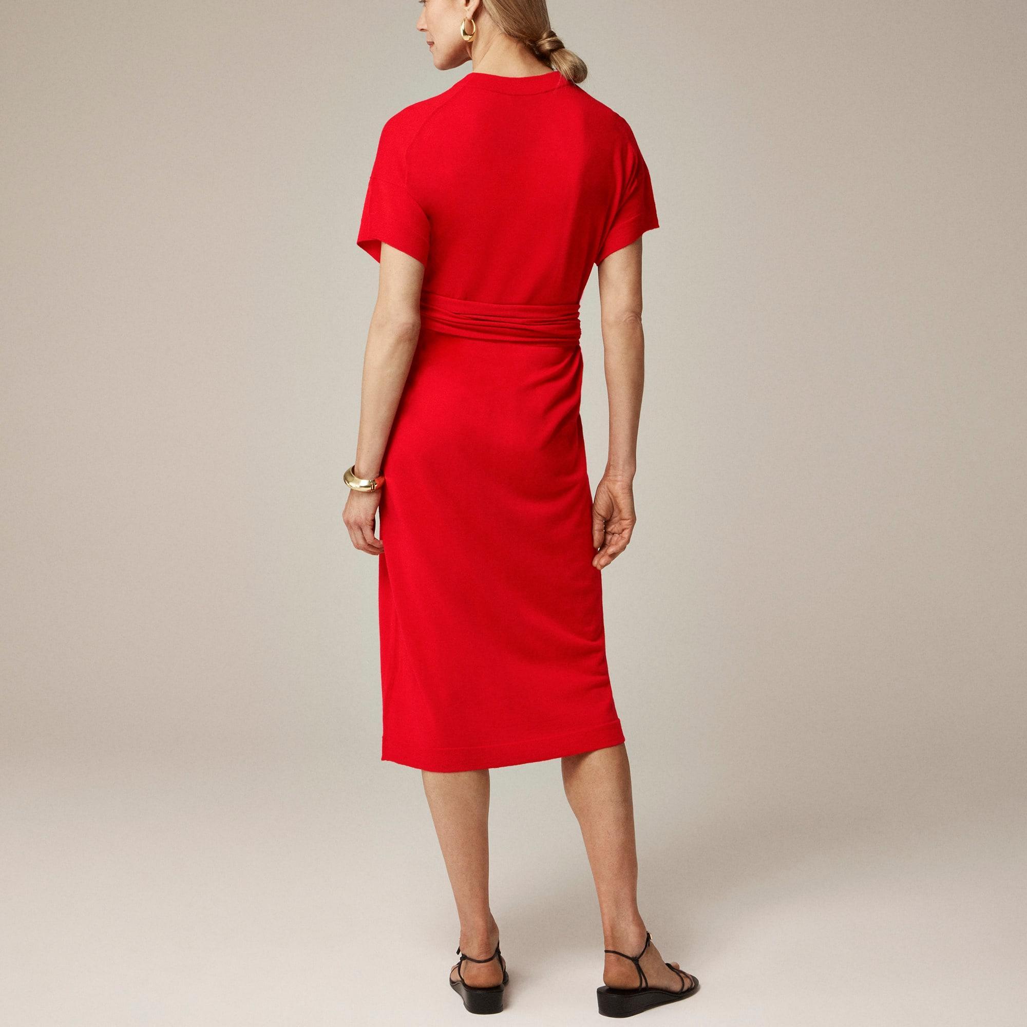 Spring Street featherweight cashmere wrap dress Product Image