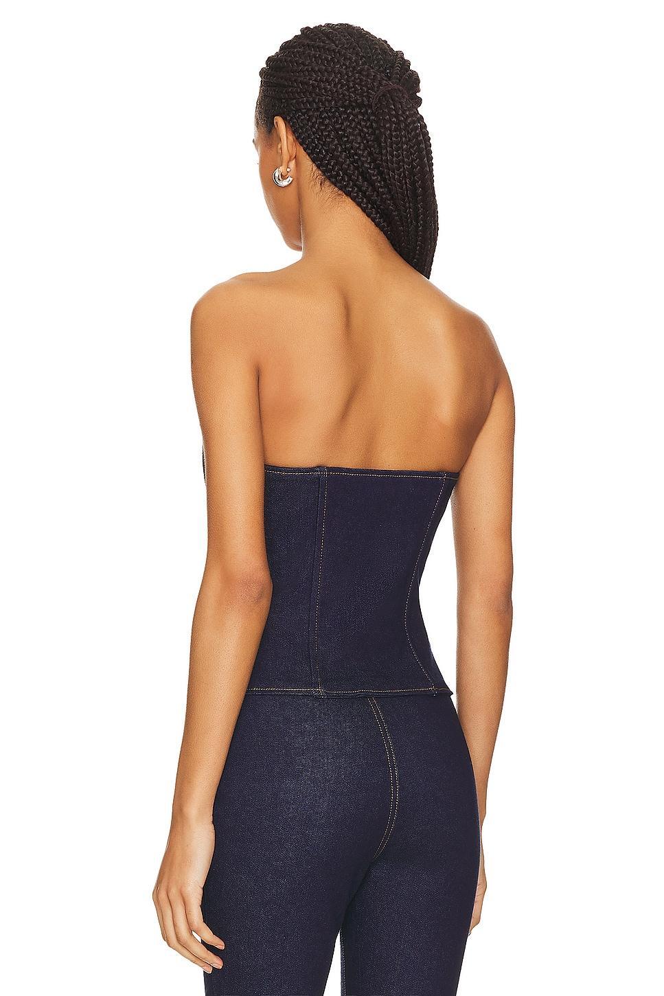 Claire Corset EB Denim Product Image