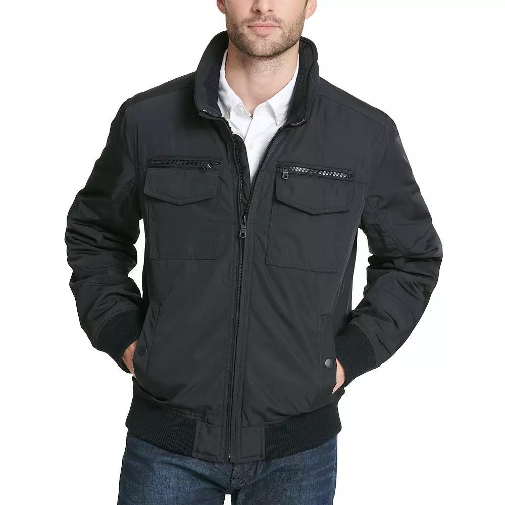 Men's Tommy Hilfiger Filled Performance Bomber Jacket, Size: XXL, Green Product Image