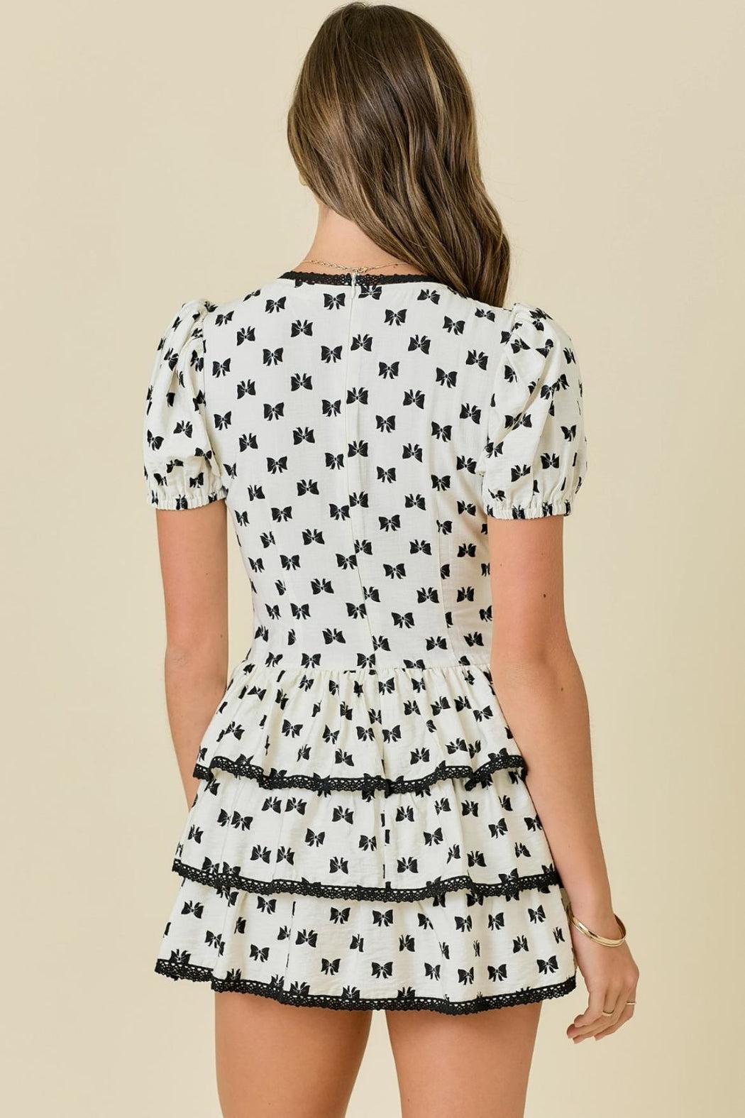 Ribbon Mini Dress Product Image