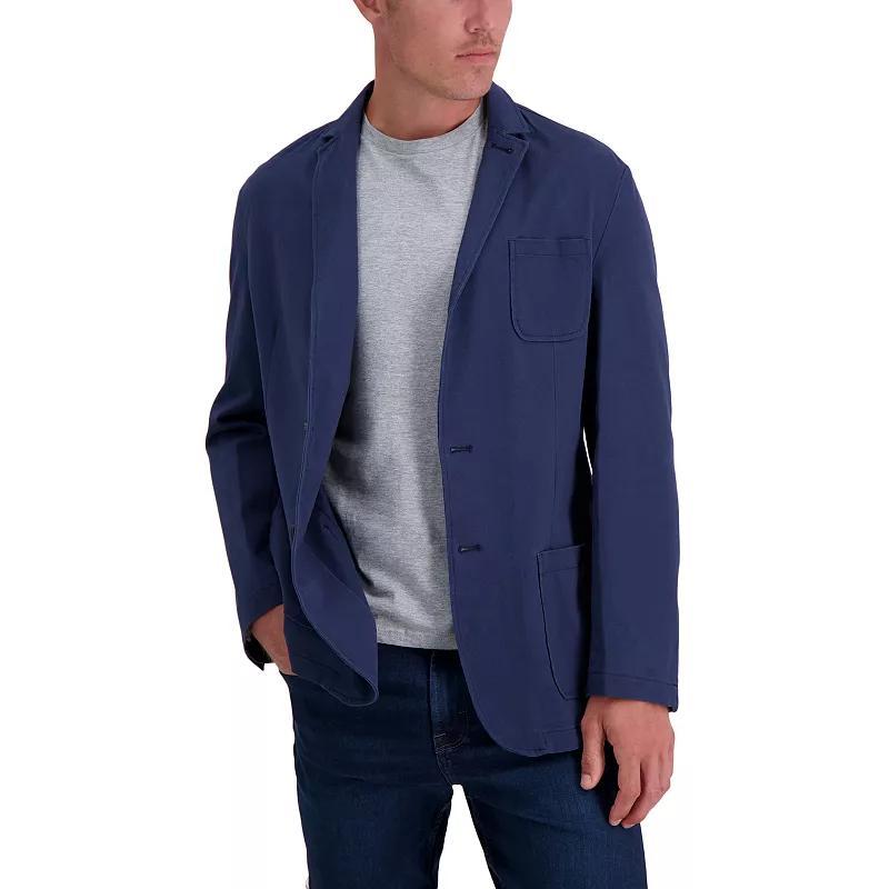 Mens Haggar Smart Wash Comfort Stretch Slim-Fit Sport Jacket Green Product Image