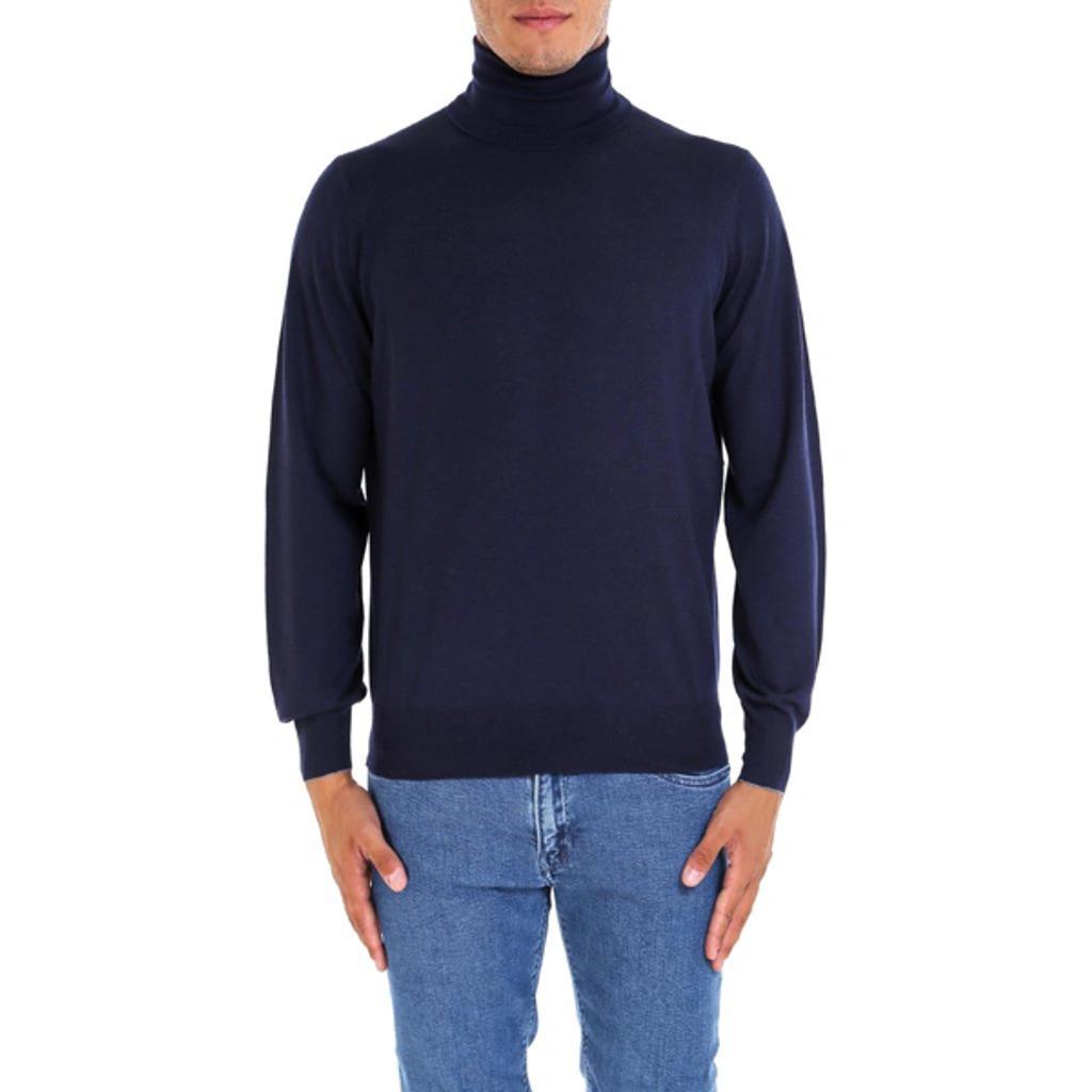 BRUNELLO CUCINELLI Turtleneck Jumper In Blue Product Image