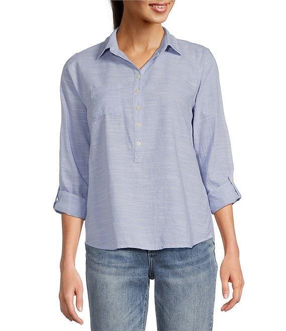 Aventura Devon Collared Long Sleeve Top Product Image