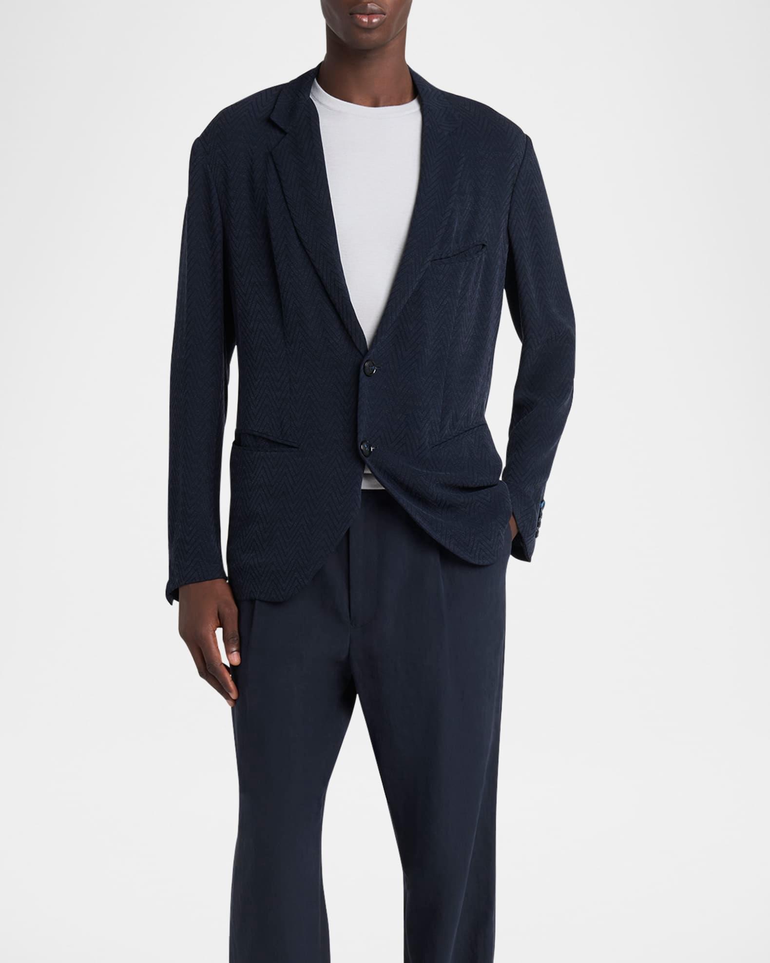 Men's One Shot Macro-Chevron Sport Coat Product Image